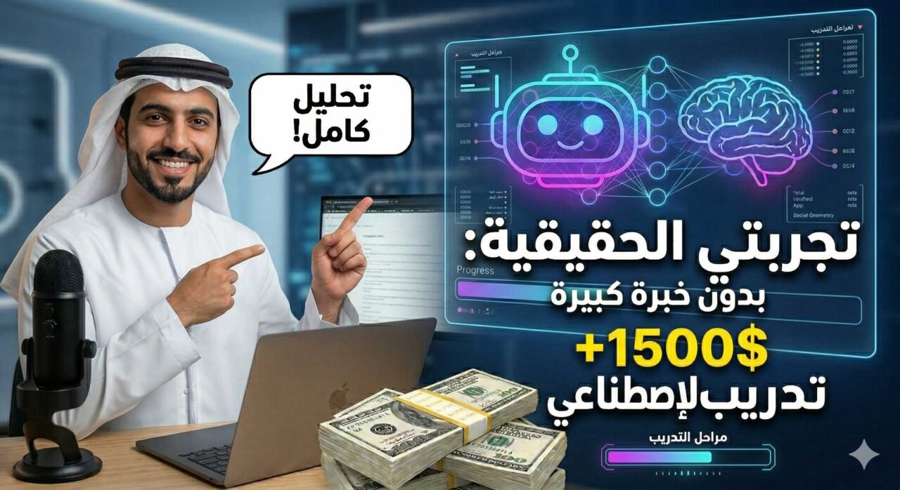 كيف حققت أكثر من 1500 دولار عن طريق تدريب الذكاء الإصطناعي (دليل شامل للمبتدئين مع شركة RWS)